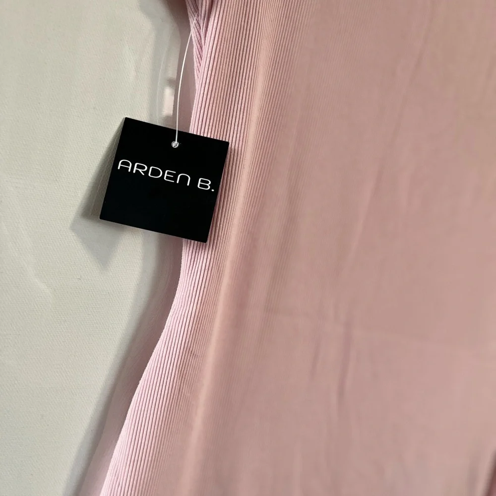 Ardene Blush baby Pink Bodycon Dress XL mini summer vacation beach - Picture 2 of 6